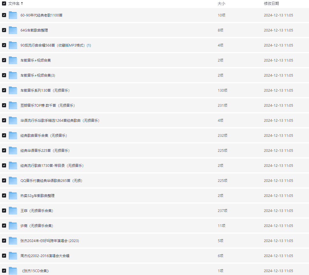 3068首精选车载U盘音乐：完美驾驶伴侣，畅听无忧